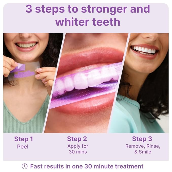 Purple Instant Teeth Whitening Strips