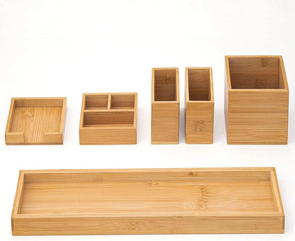 Bamboo Beauty Bliss Makeup Storage Solution