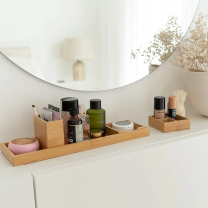Bamboo Beauty Bliss Makeup Storage Solution