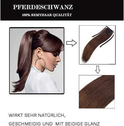 Synthetic Straight Ribbon Ponytail Hair Extension