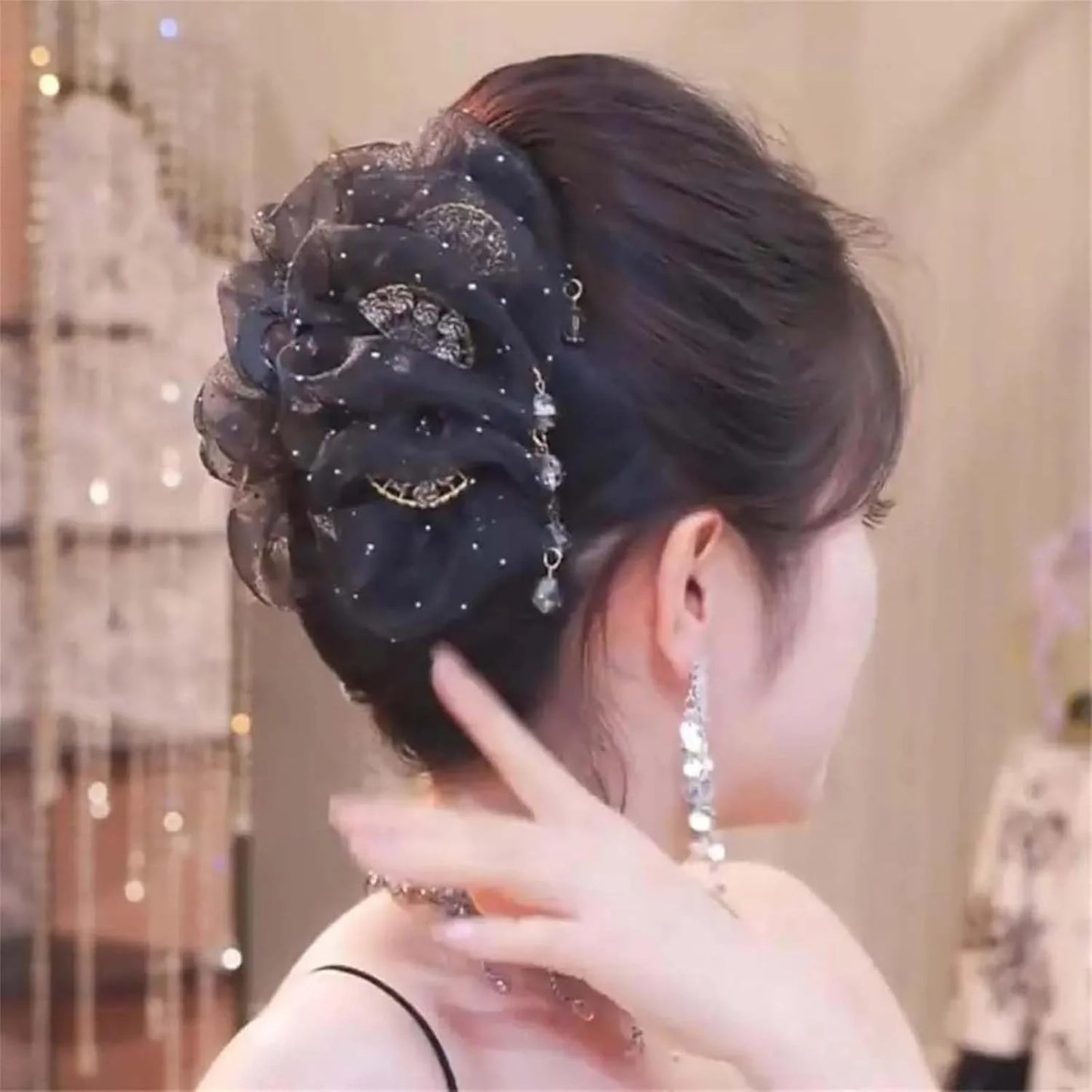 Fan Tassel Stylish Hair Claw Clip
