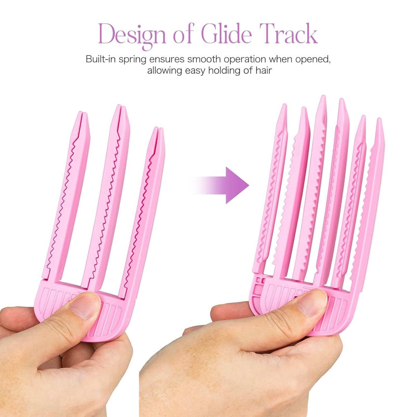 Hair Volume Styling Comb for Fluffy Bangs & Heatless Curls