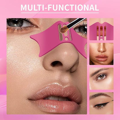 4 in 1 Silicone Eyeliner & Nose Contour Face Stencil