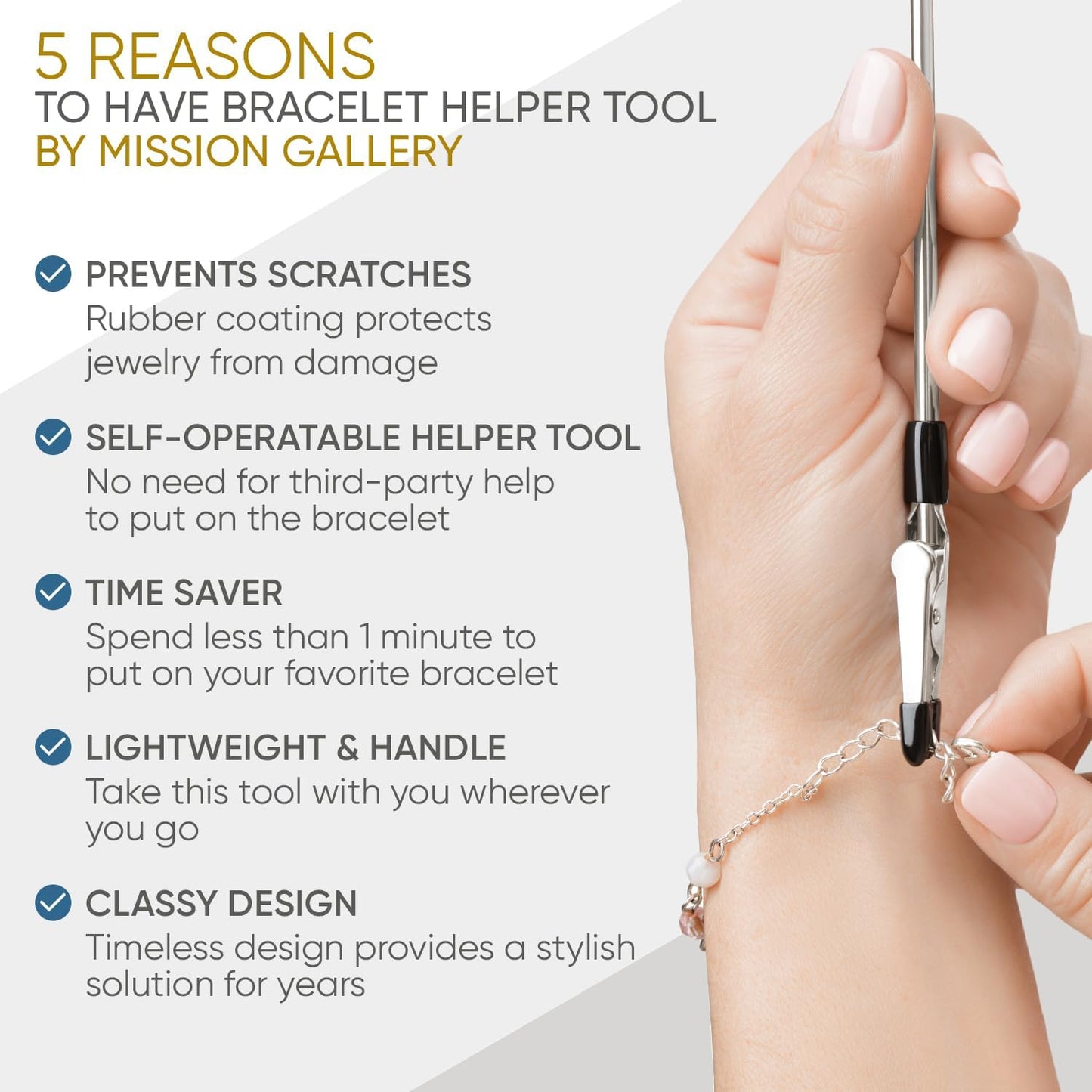 Bracelet Jewelry Clasp Helper Tool