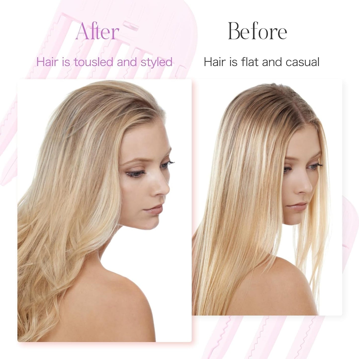 Hair Volume Styling Comb for Fluffy Bangs & Heatless Curls