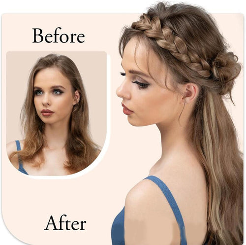 Braided Hair Headband Wig