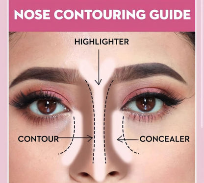 2-in-1 Makeup U-Shaped Brush for Nose Contouring