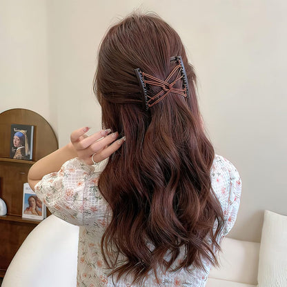 Stretchy Magic Double Comb Hair Forks Clips