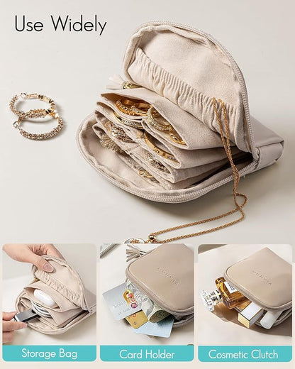 Luxe Portable Jewelry Small Travel Organizer