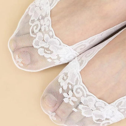 Anti-Slip Invisible Lace Ankle Liner Socks