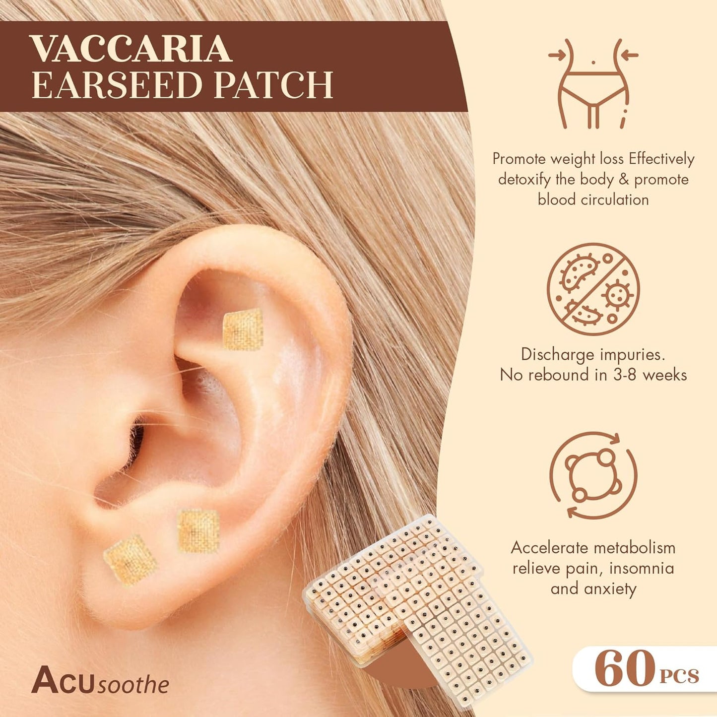 Ear Acupuncture Kit Auricular Massage Seeds