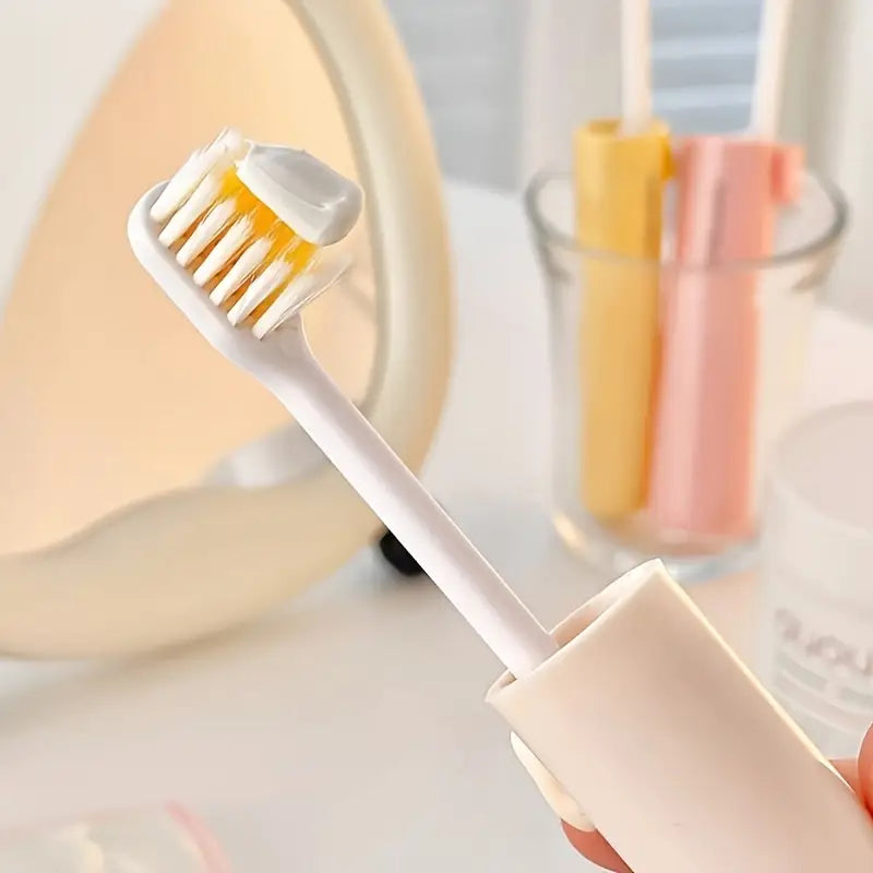 Mini Portable Folding Toothbrush Toothpaste Storage