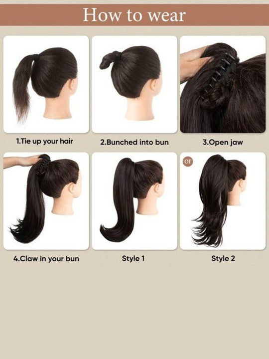Clip-In Straight Ponytail Hair Extension