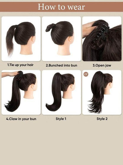 Clip-In Straight Ponytail Hair Extension