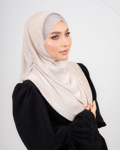 Princess Luxe Hijab Studded With Rhinestones