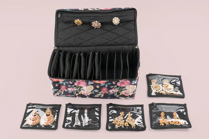 Jewelry Storage Box With Detachable Pouch