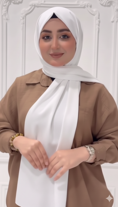 Luxe Sparkling Warm Elastic Hijab Stoler