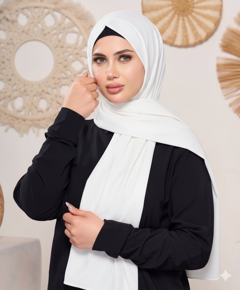 Effortless Warm Velvet-Silk Shawl Hijab