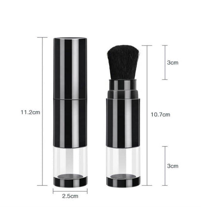 Powder Dispenser Refillable Powder Brush