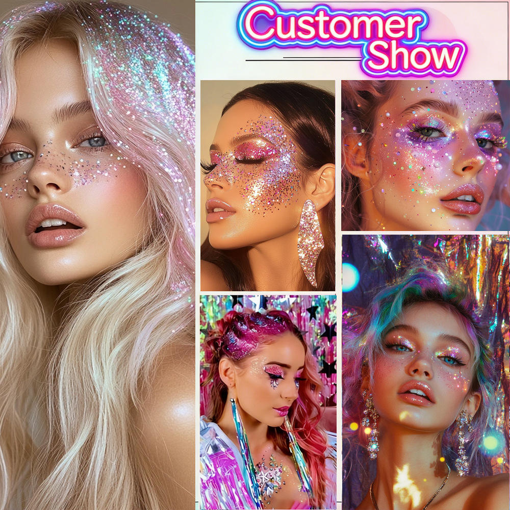 Waterproof Body Glitter Stick with Shimmer Effect