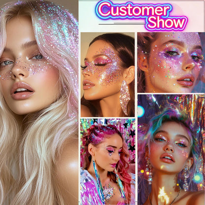 Waterproof Body Glitter Stick with Shimmer Effect