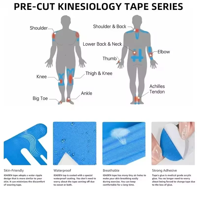 Kinesiology Tape Knee Support and Stability