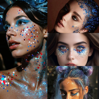 Waterproof Body Glitter Stick with Shimmer Effect