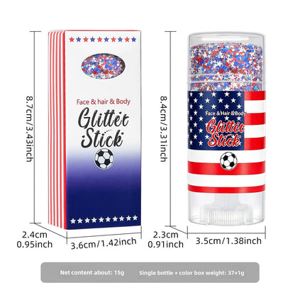 Waterproof Body Glitter Stick with Shimmer Effect