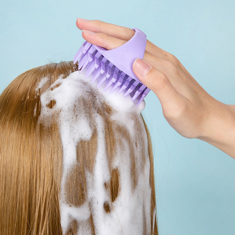 Plastic Massager Wet and Dry Hairdressing Comb