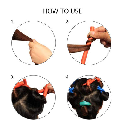 Curling Rods Heatless Soft Bendy Hair Roller
