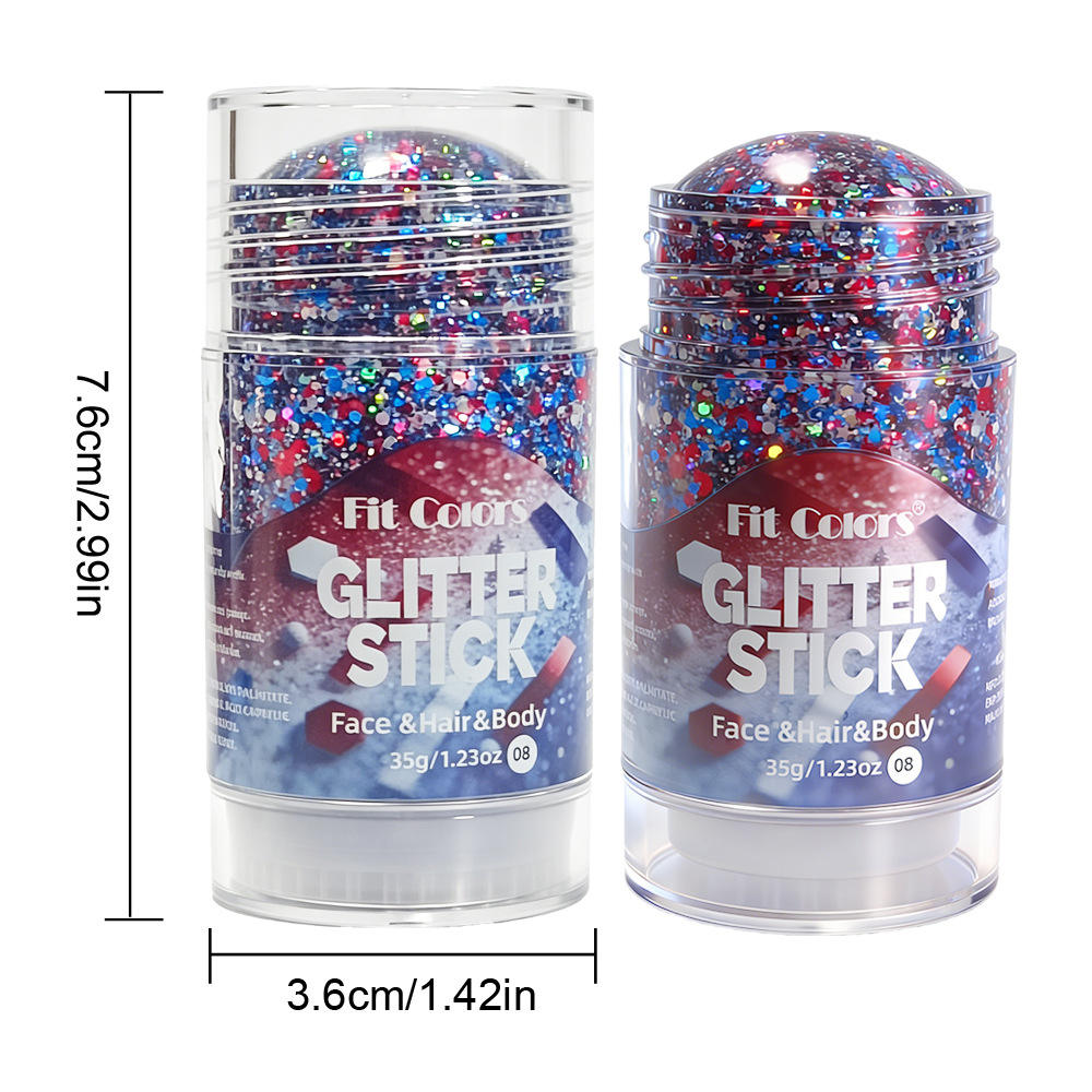 Waterproof Body Glitter Stick with Shimmer Effect