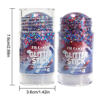 Waterproof Body Glitter Stick with Shimmer Effect