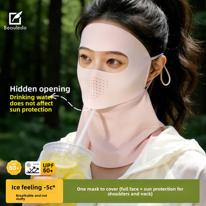 Sunscreen Mask Full Face Shading UV Protection