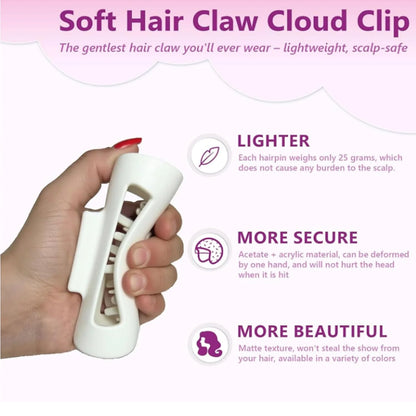 Rectangle Flexible Cloud Claw Clip