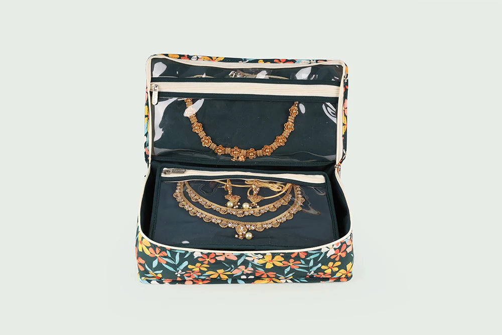 Stylish Multi-Pouch Jewellery Organizer (5P)