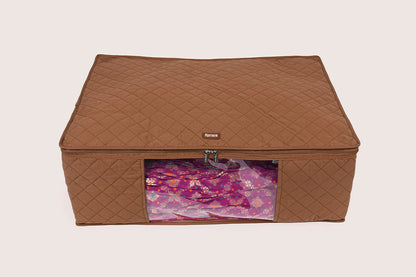 Luxury Lehenga Organizer Bag With Viewing Panel