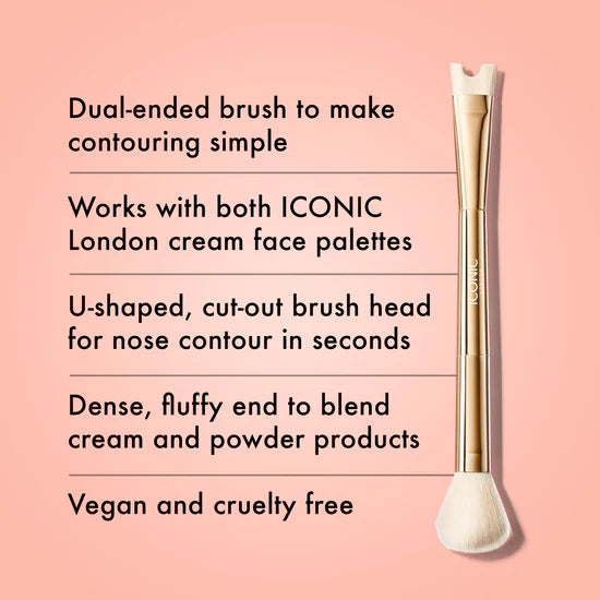 2-in-1 Makeup U-Shaped Brush for Nose Contouring