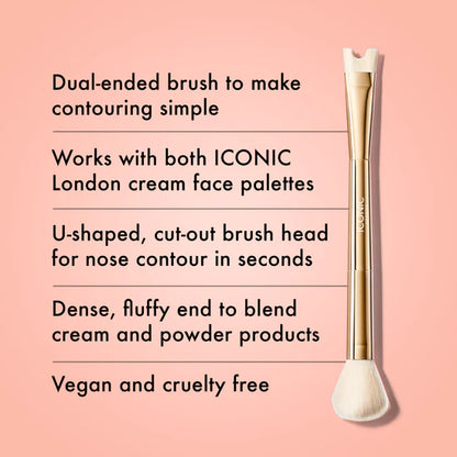 2-in-1 Makeup U-Shaped Brush for Nose Contouring