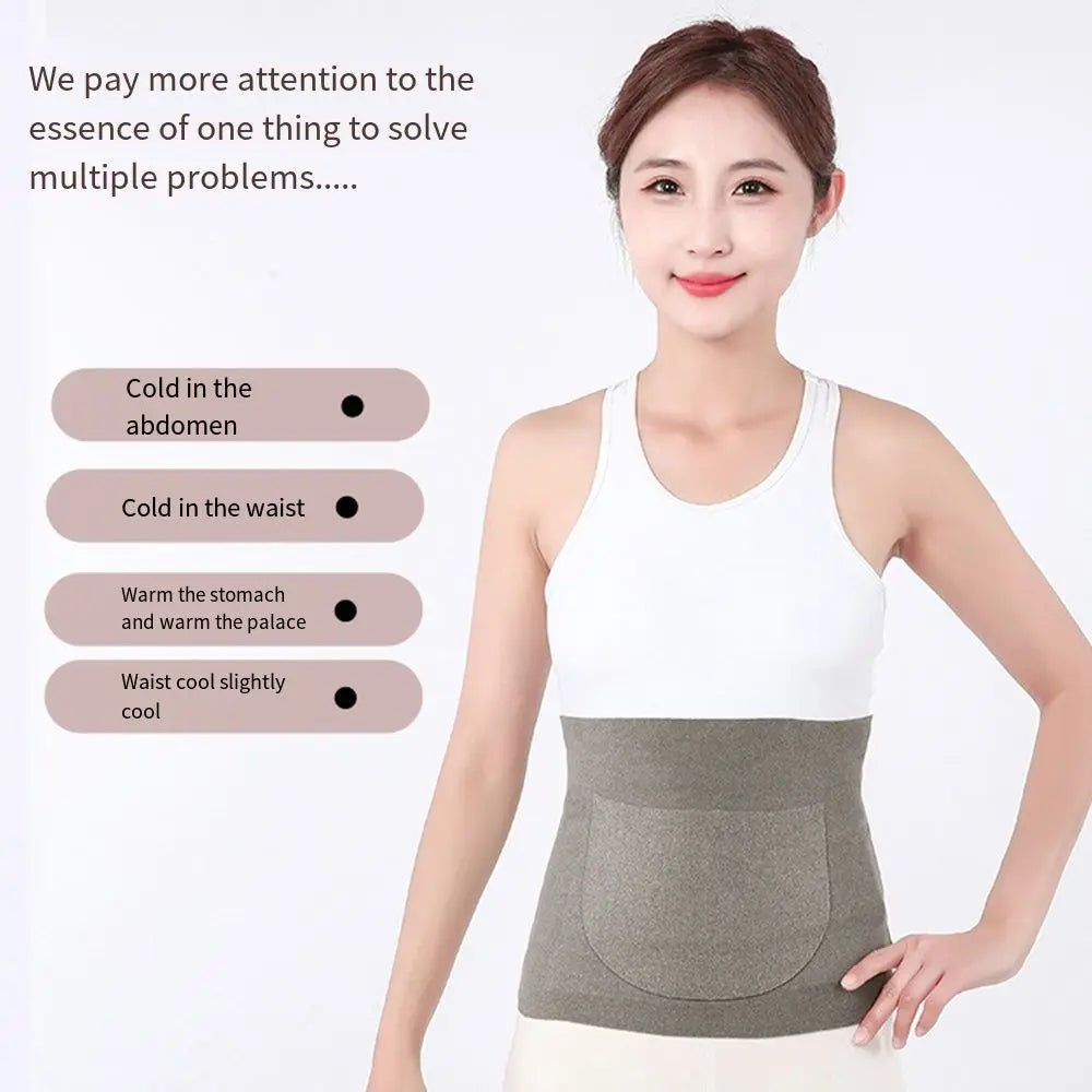 Warm Thermal Elastic Waist Support Belt