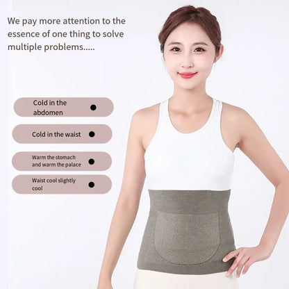 Warm Thermal Elastic Waist Support Belt