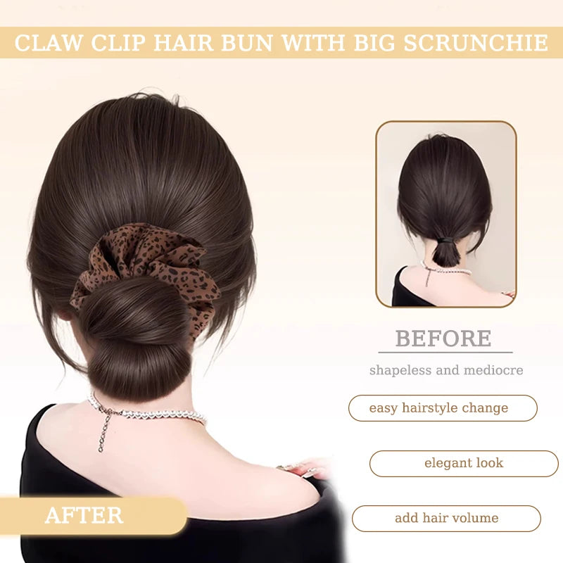 Synthetic Clip-In Hair Extension For Styling
