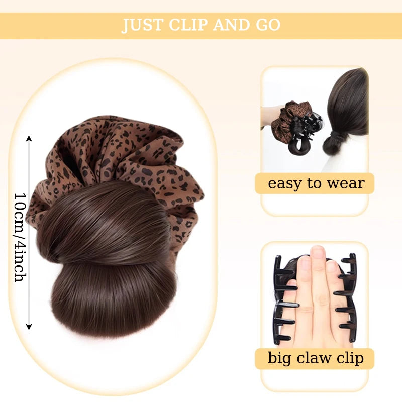 Synthetic Clip-In Hair Extension For Styling