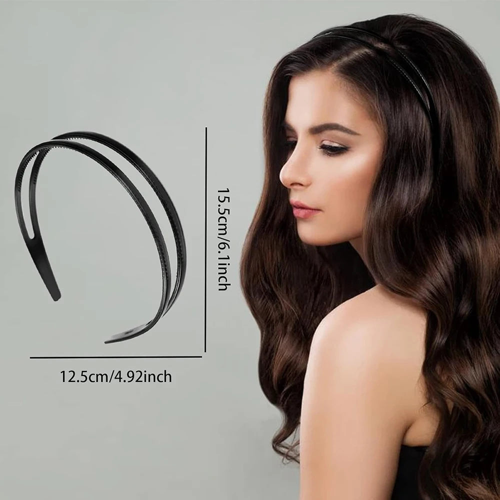 Double Row Teeth Comb Hairband