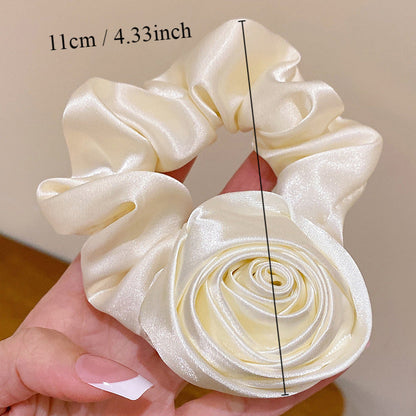 Rose Flower Hair Ropes for Girls