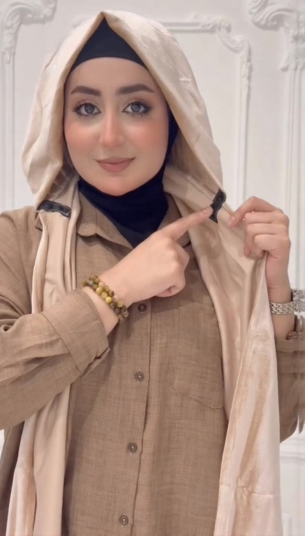 Luxe Sparkling Warm Elastic Hijab Stoler