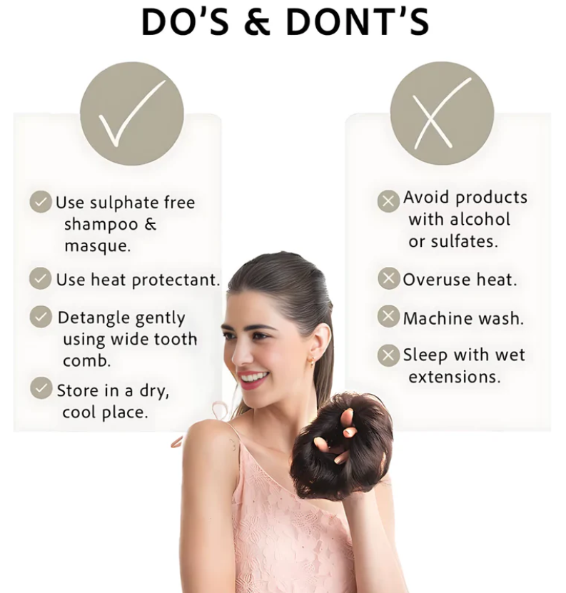 Premium Messy Bun Hair Scrunchies