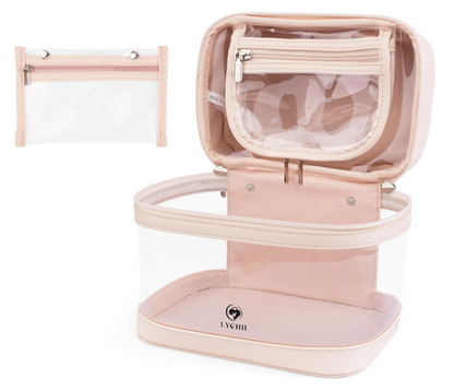 Elegant Travel Skincare & Makeup Organizer
