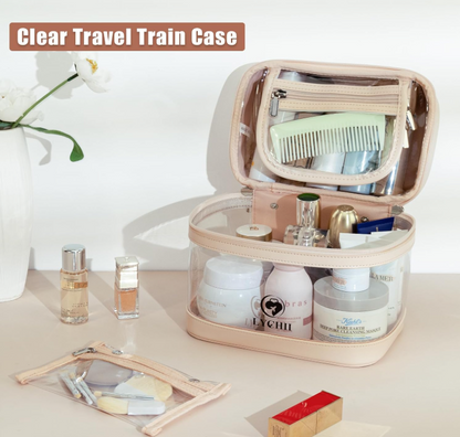 Elegant Travel Skincare & Makeup Organizer