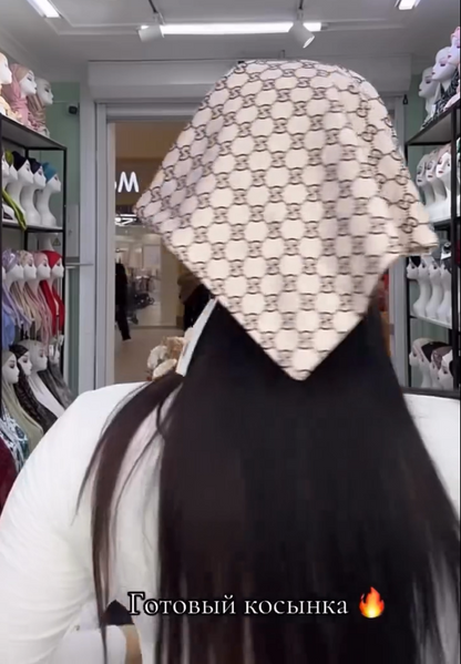 Designer-Inspired Luxury Headscarf