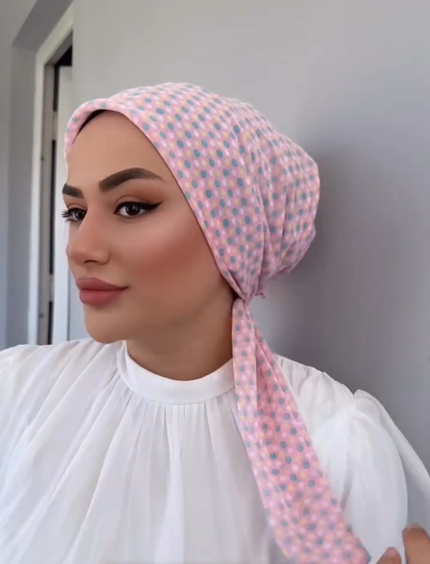 Grace Wrapped Scarf in Flexible Beauty